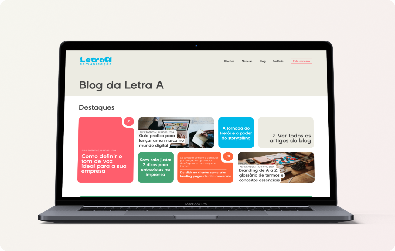 Site novo do Letra A