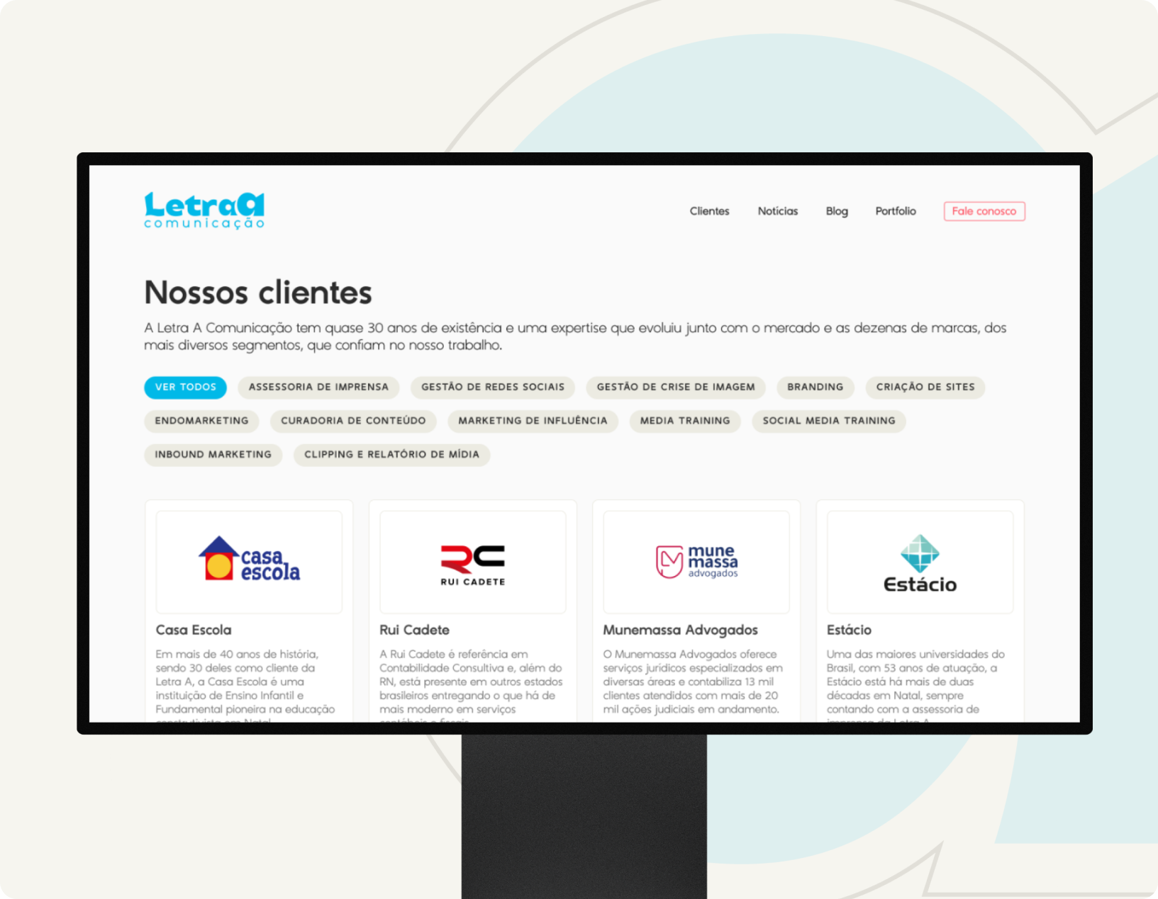 Site novo do Letra A