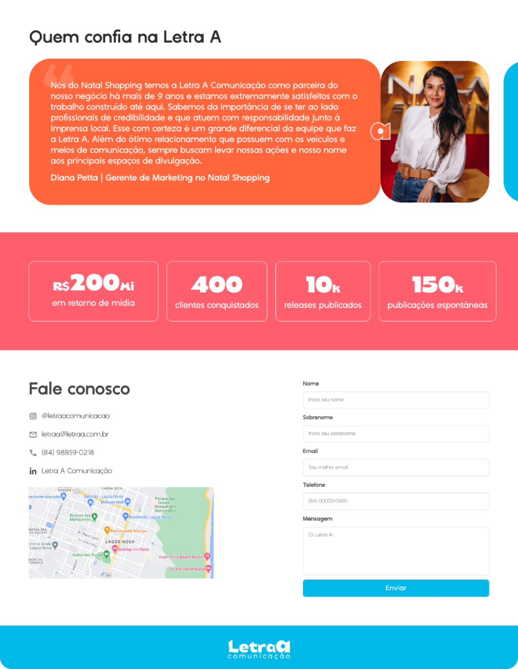 Site novo do Letra A